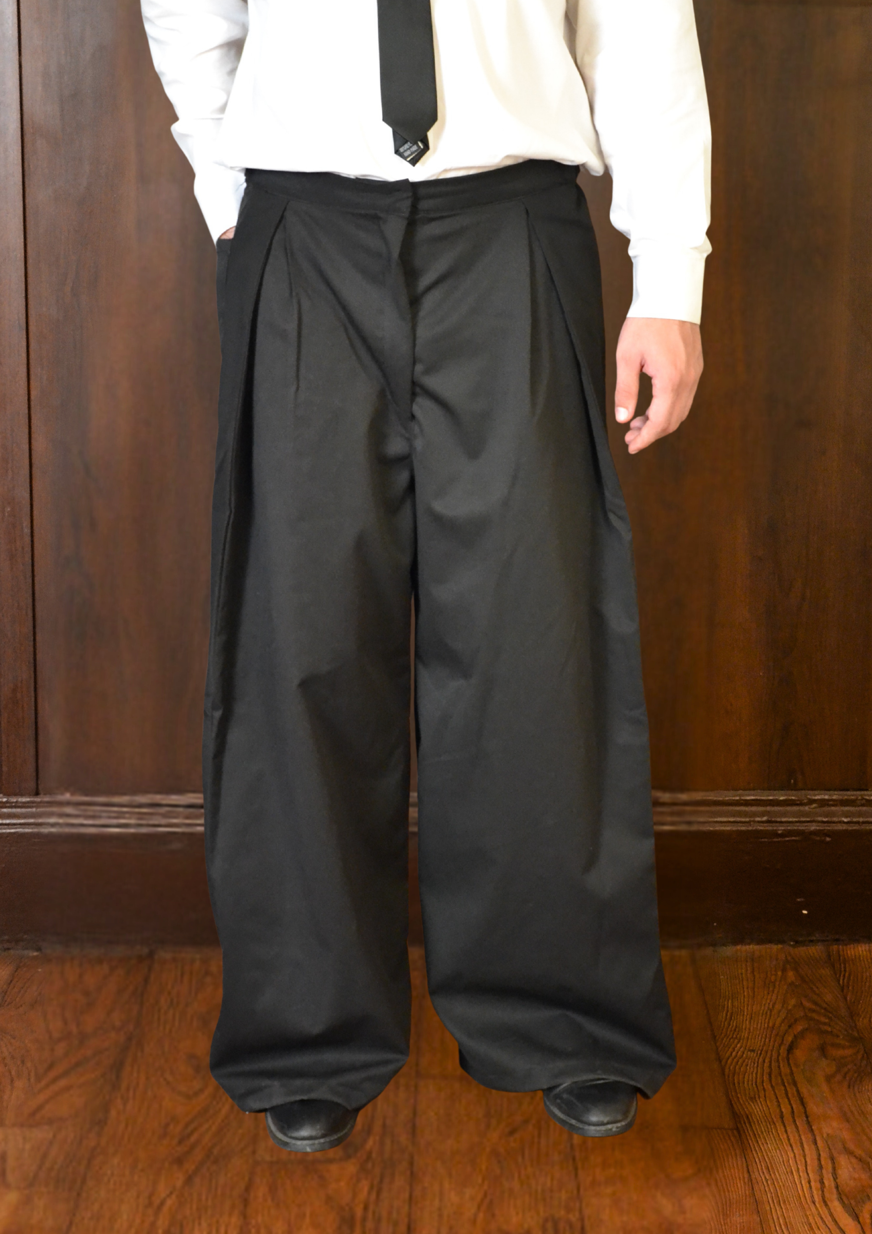 Unisex Pleated Pants