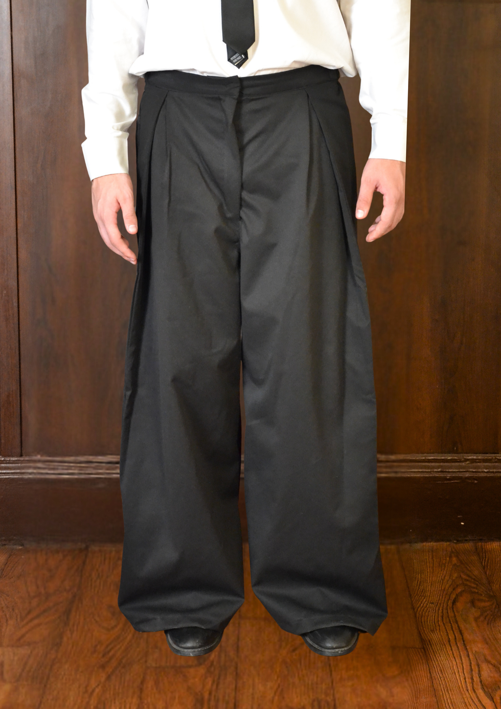 Unisex Pleated Pants