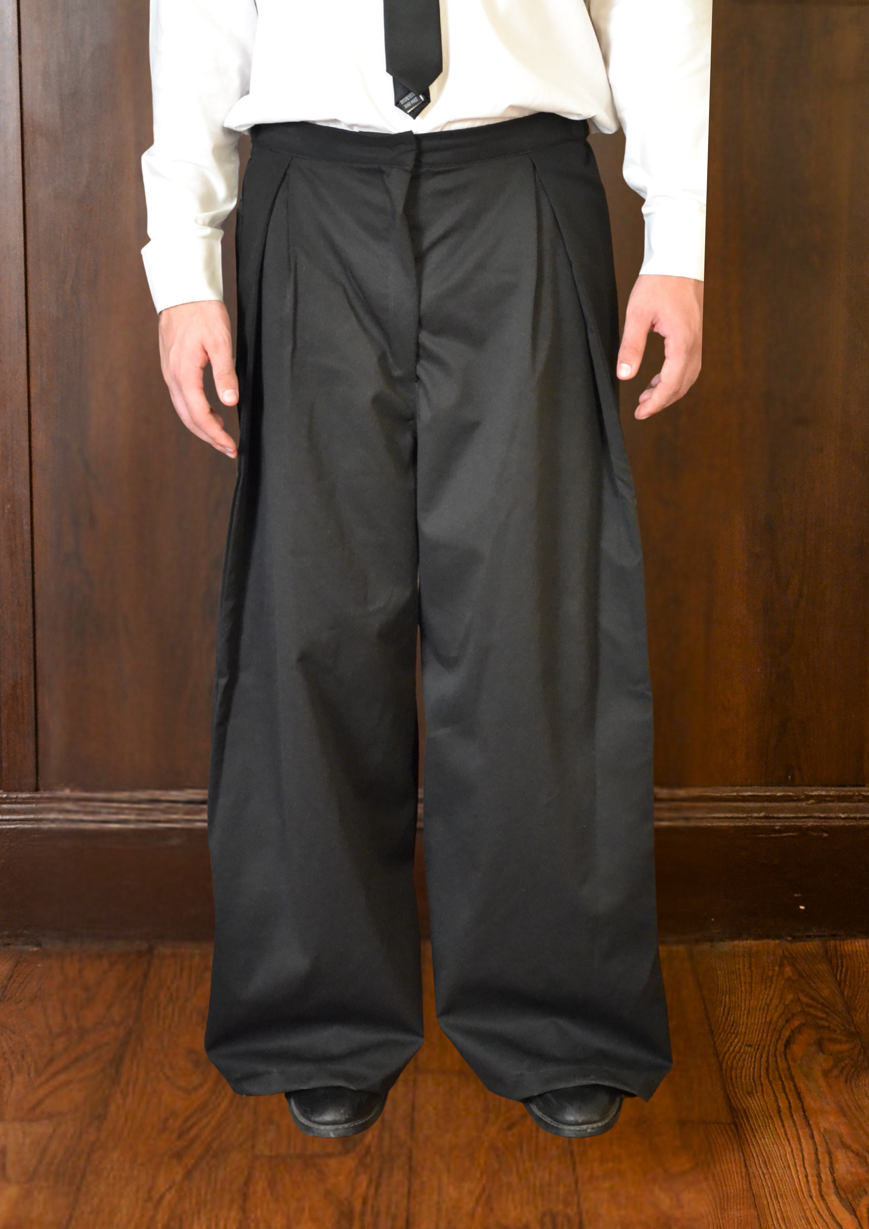Unisex Pleated Pants