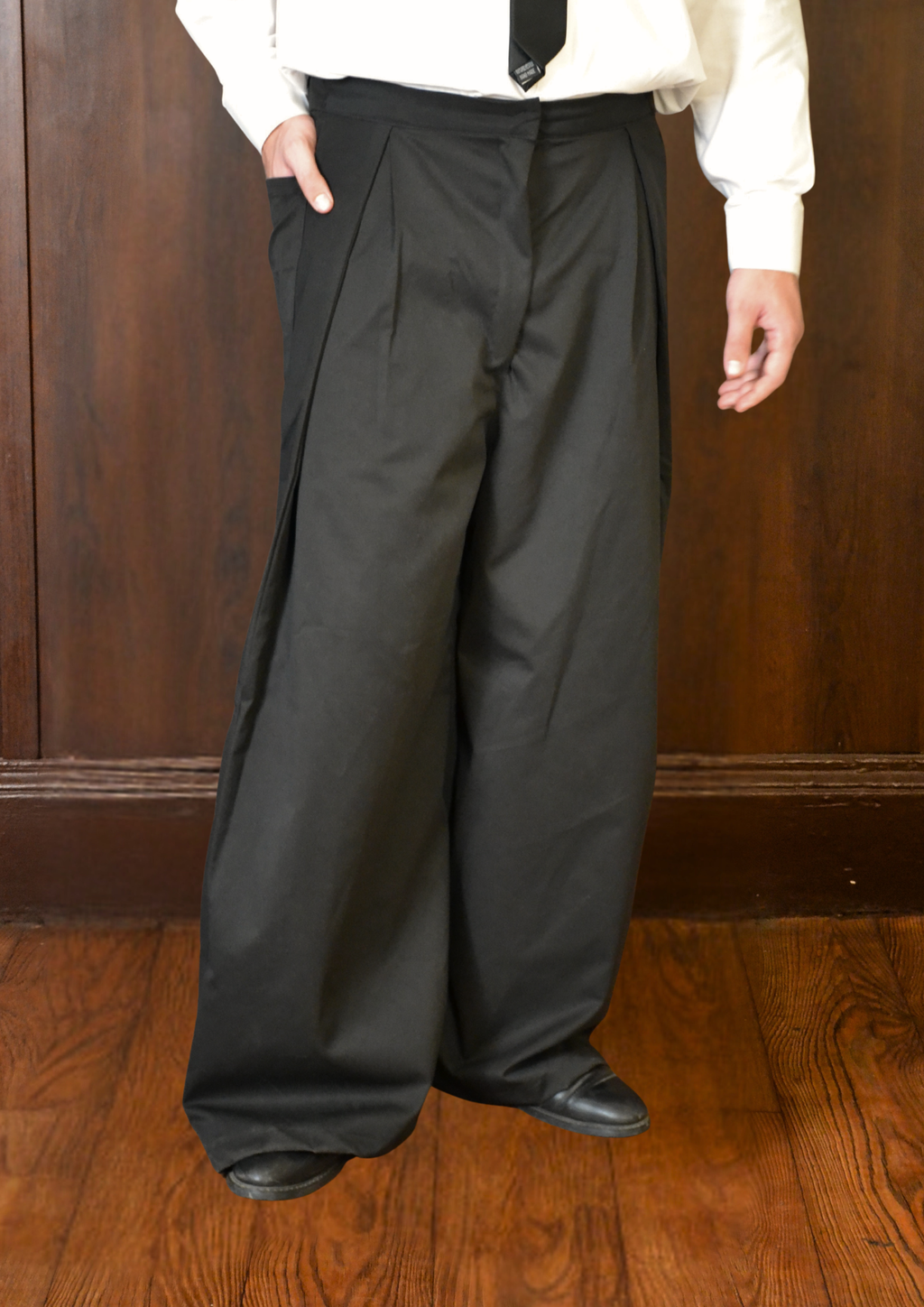 Unisex Pleated Pants