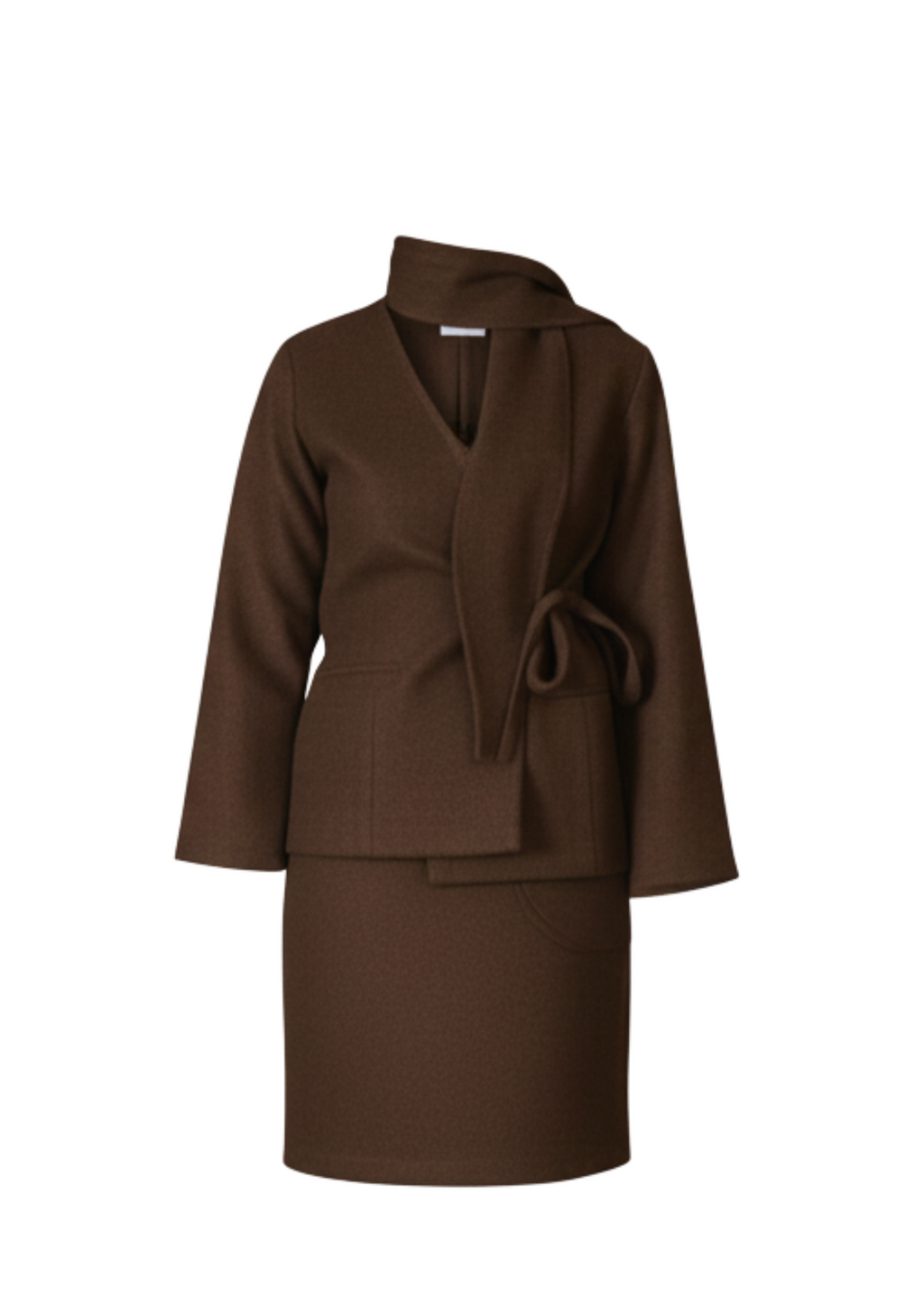 The Tailored Wrap Jacket