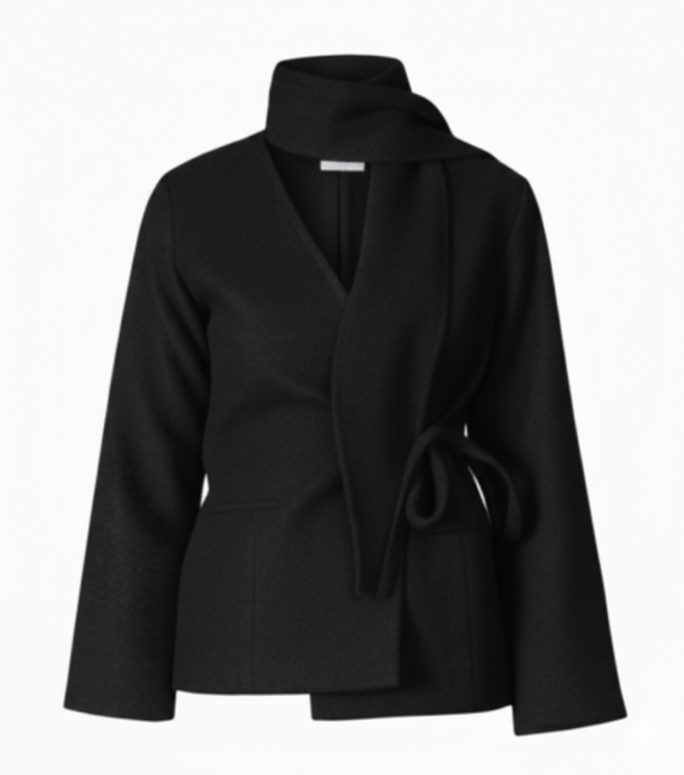 The Tailored Wrap Jacket