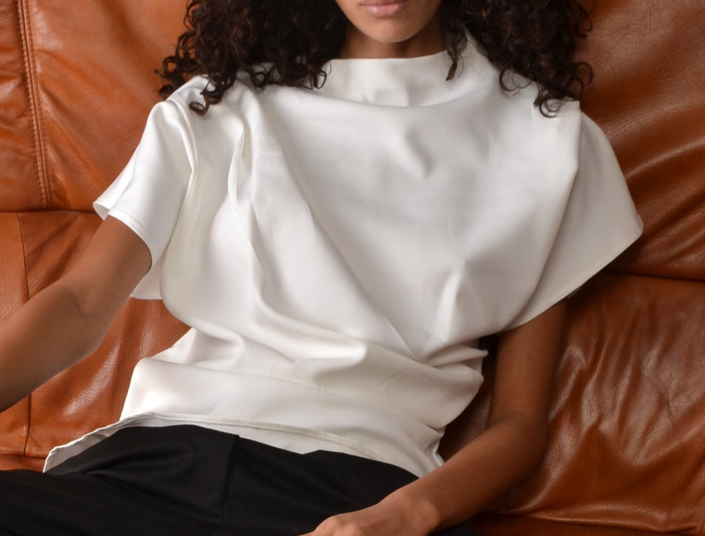 The White Drapee Top