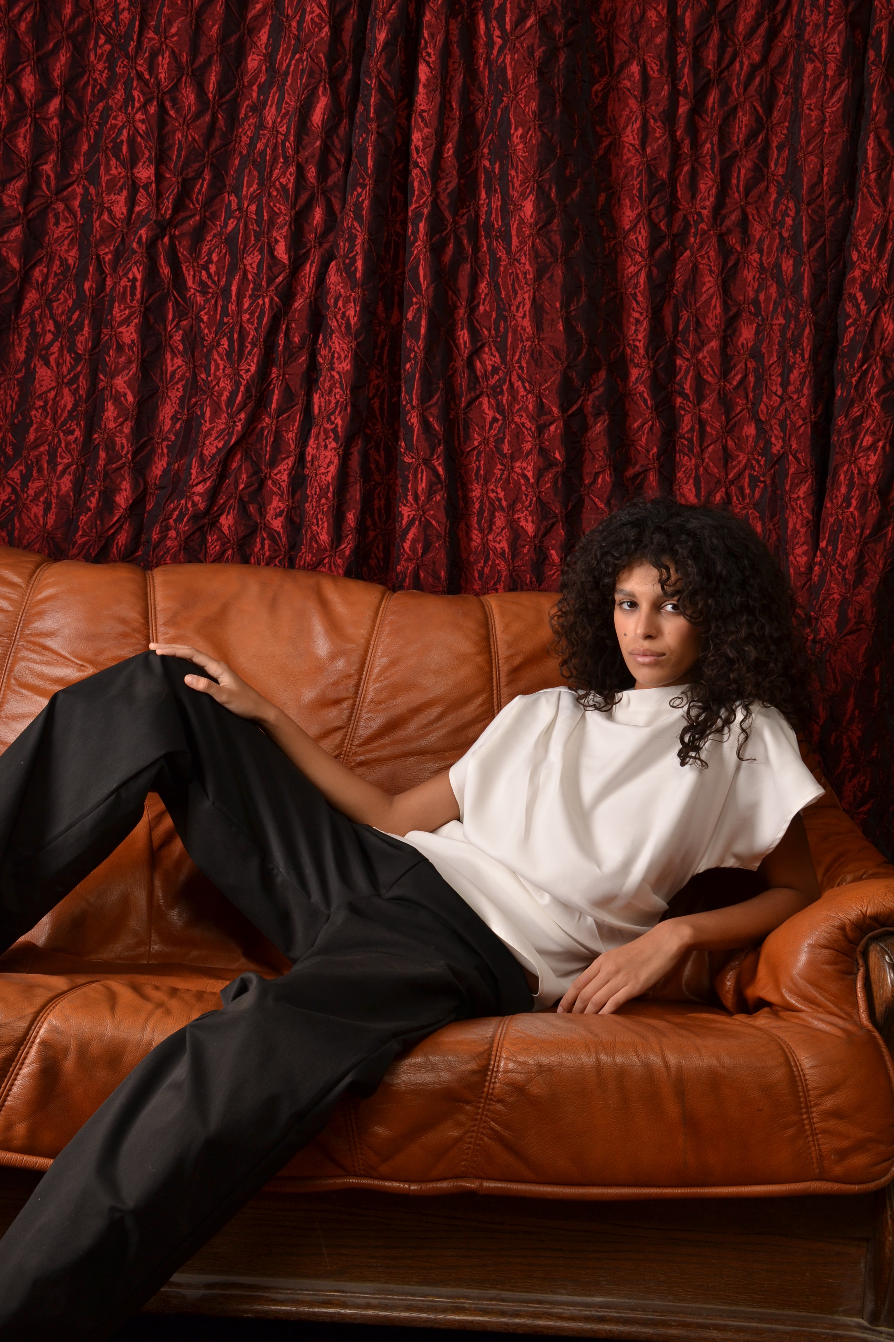 The White Drapee Top