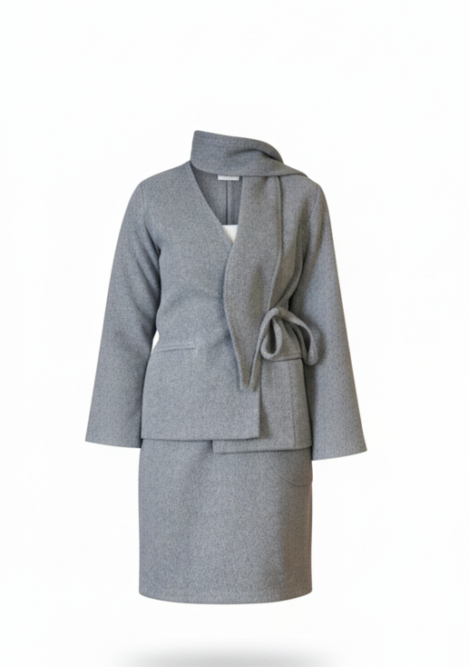 The Tailored Wrap Jacket